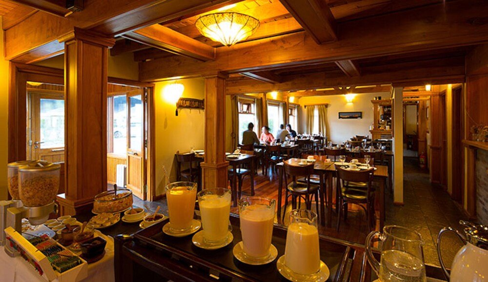Restaurant with wooden interiors