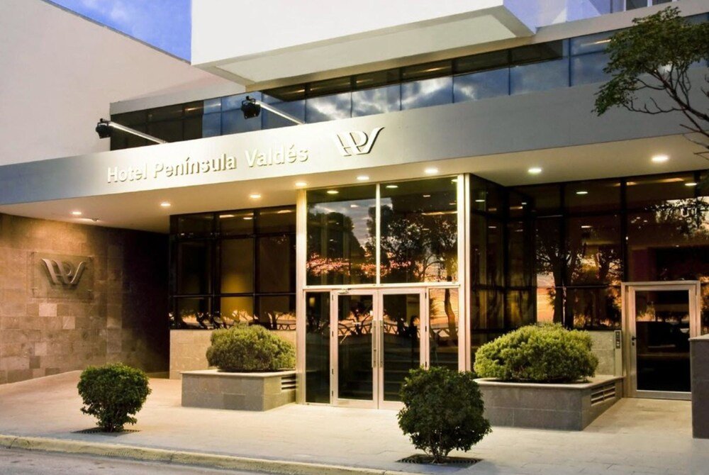 Exterior of Hotel Península Valdés on the Puerto Madryn waterfront