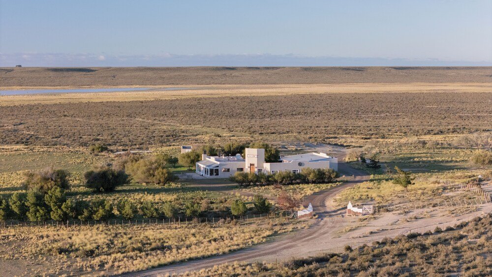 Construcción remota de una planta en el paisaje patagónico